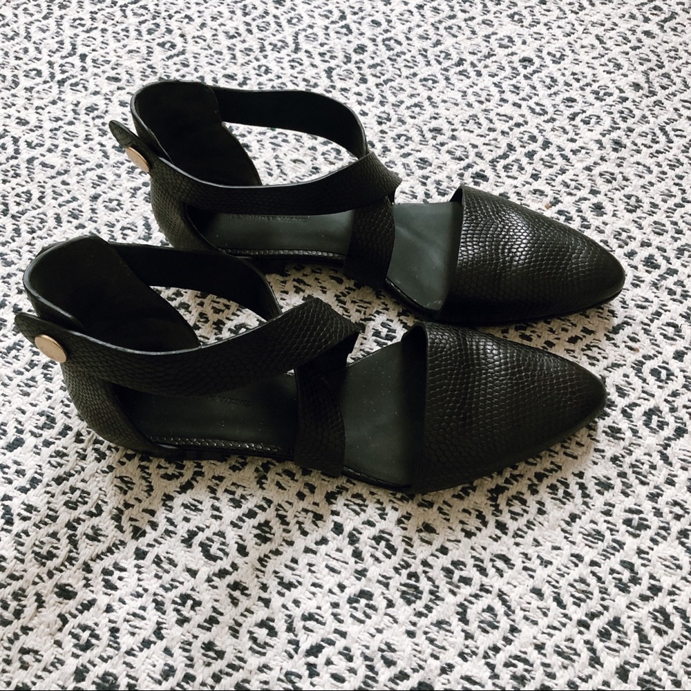 Alexander Wang Leather Flats